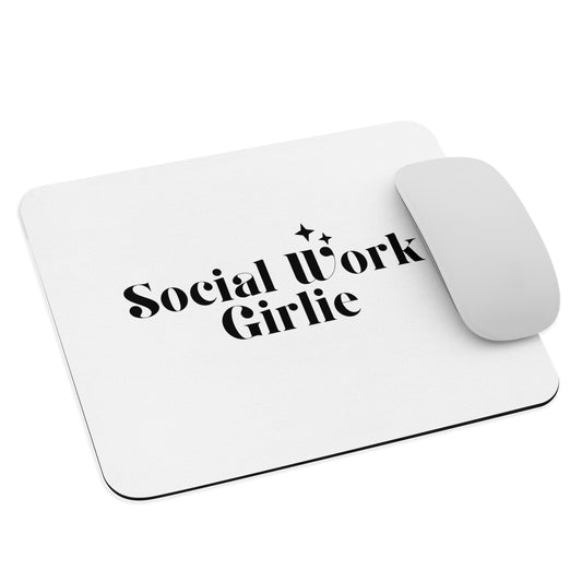 Social Work Girlie Mouse pad